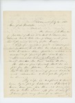 1862-07-14 S.A. Barker recommends J.F. Knowles of Jackson for a commission by S. A. Barker
