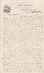 Letter from John Hodsdon to Davis Tillson, May 26, 1861 by John Hodsdon and Davis Tillson